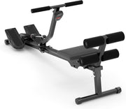 Foldable Hydraulic Rowing Machine 12-Level Resistance LCD Home Rower 120KG