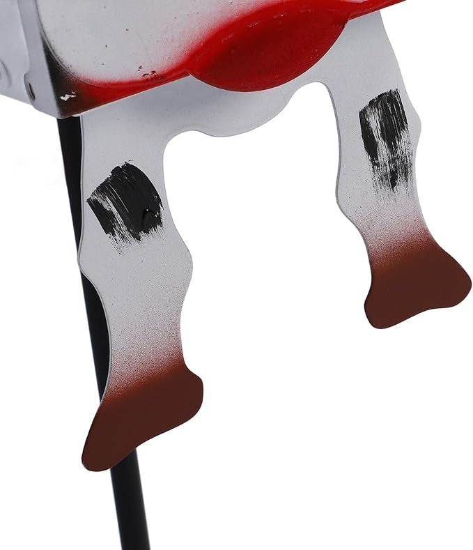 Large Cow Mailbox Outdoor Iron Animal Letter Box | Weatherproof Parcel Slot