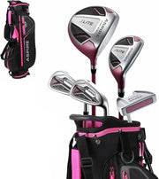 Junior Golf Club Set Ages 9–12 Right Hand Lightweight Graphite Bag
