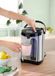 Instant Hot Water Dispenser 3L Stainless Steel Rapid Boiler Timer Settings