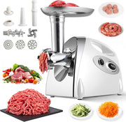 Heavy Duty Meat Mincer 2800W Sausage Maker Food Grinder 3 Steel Plates