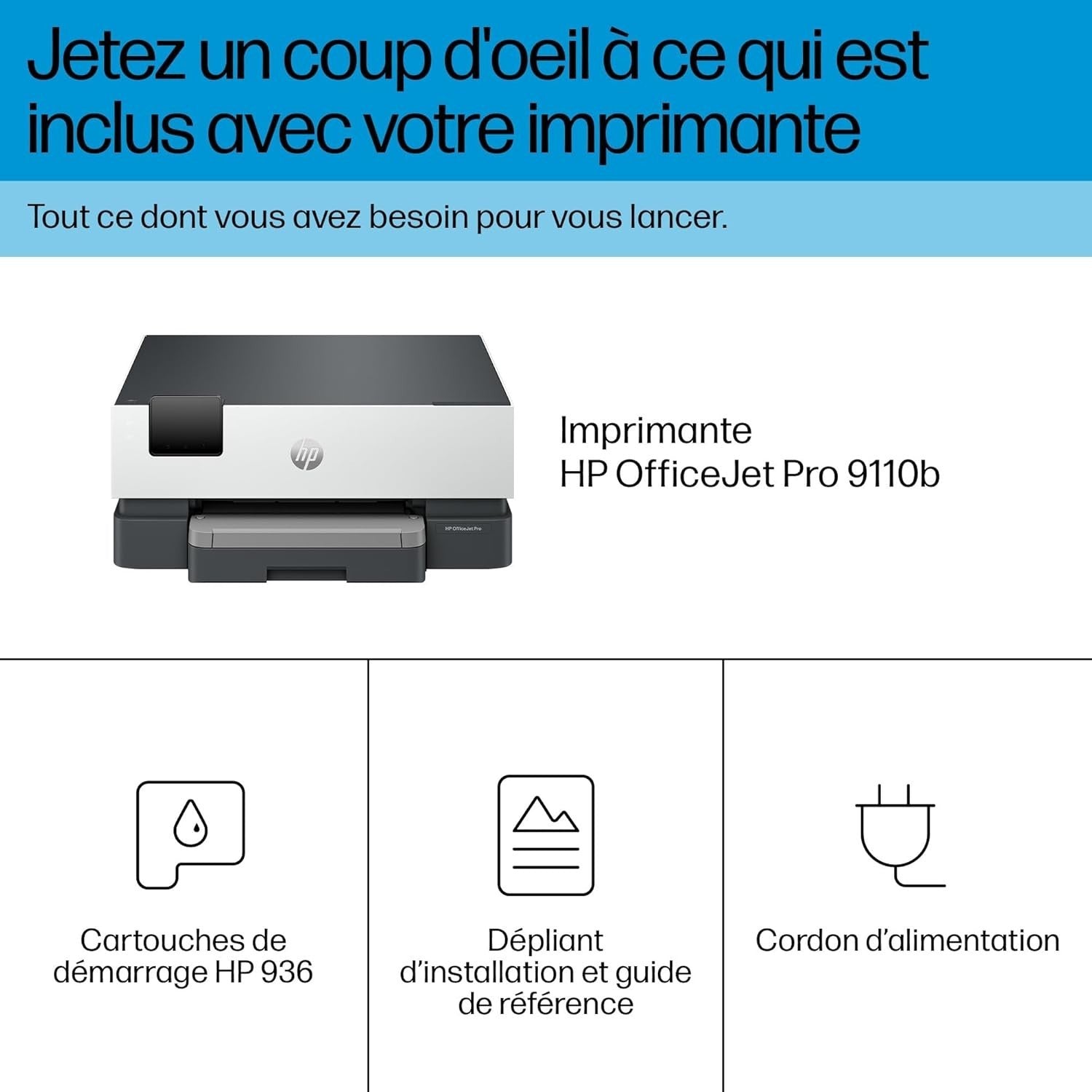 Black Wireless Duplex Inkjet Printer with Touchscreen 9110b Model