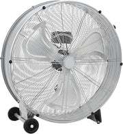 77cm Drum Floor Fan on Wheels – 3-Speed Heavy Duty Industrial Cooling for Garage