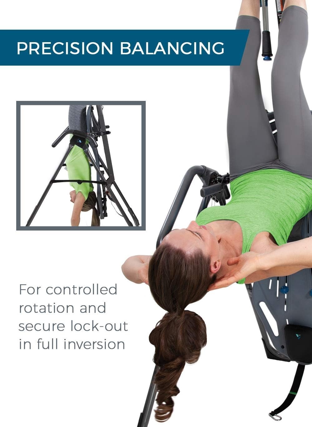 FitSpine X3 Inversion Table Back Pain Relief FDA-Approved Adjustable Therapy