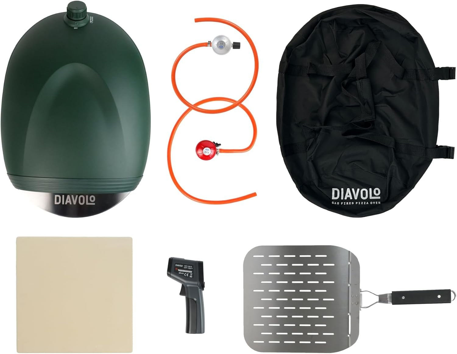 Gas Portable Pizza Oven with Peel & Carry Case | Outdoor BBQ Pizza Maker 500°C
