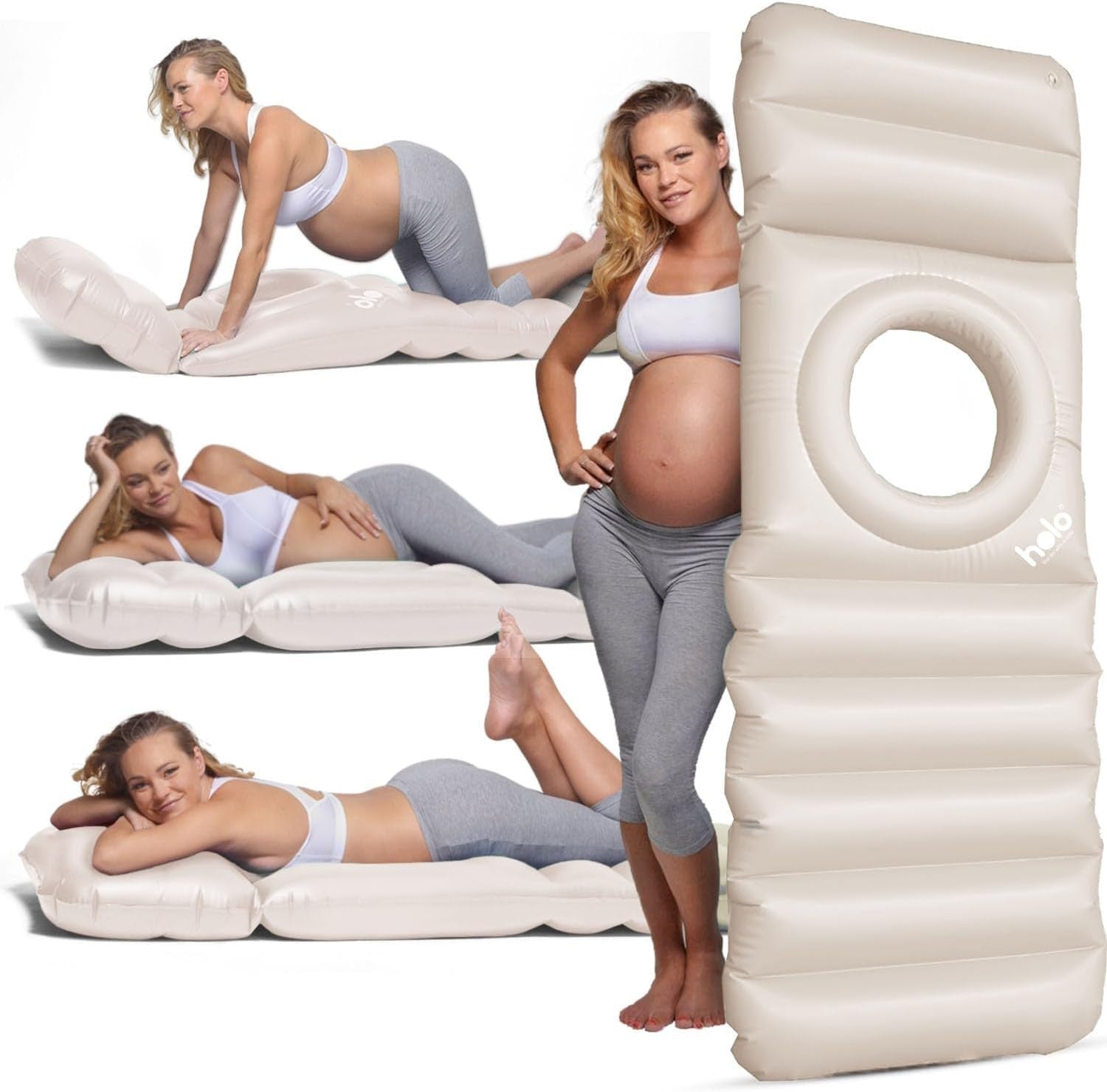 Inflatable Pregnancy Pillow Full Body Maternity Belly Support Sleep Cushion