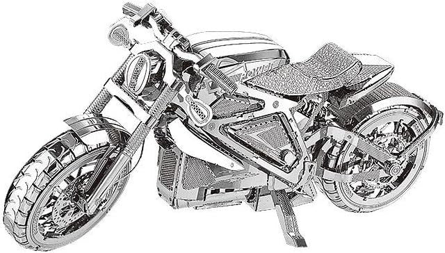 3D Metal Motorcycle Puzzle Kit – DIY Stainless Steel, No Glue Needed