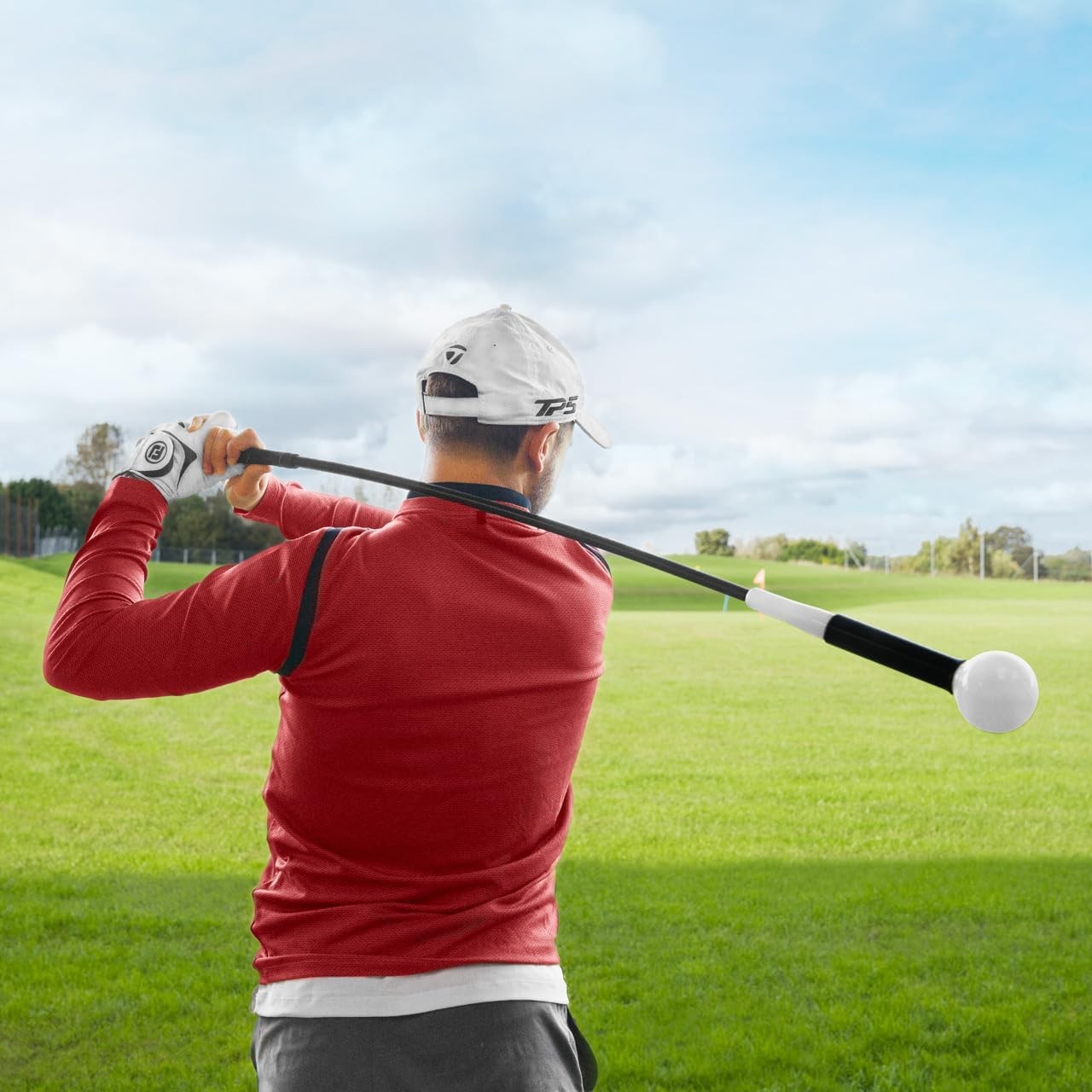 Golf Swing Trainer Warm Up Stick Tempo Grip Practice Aid