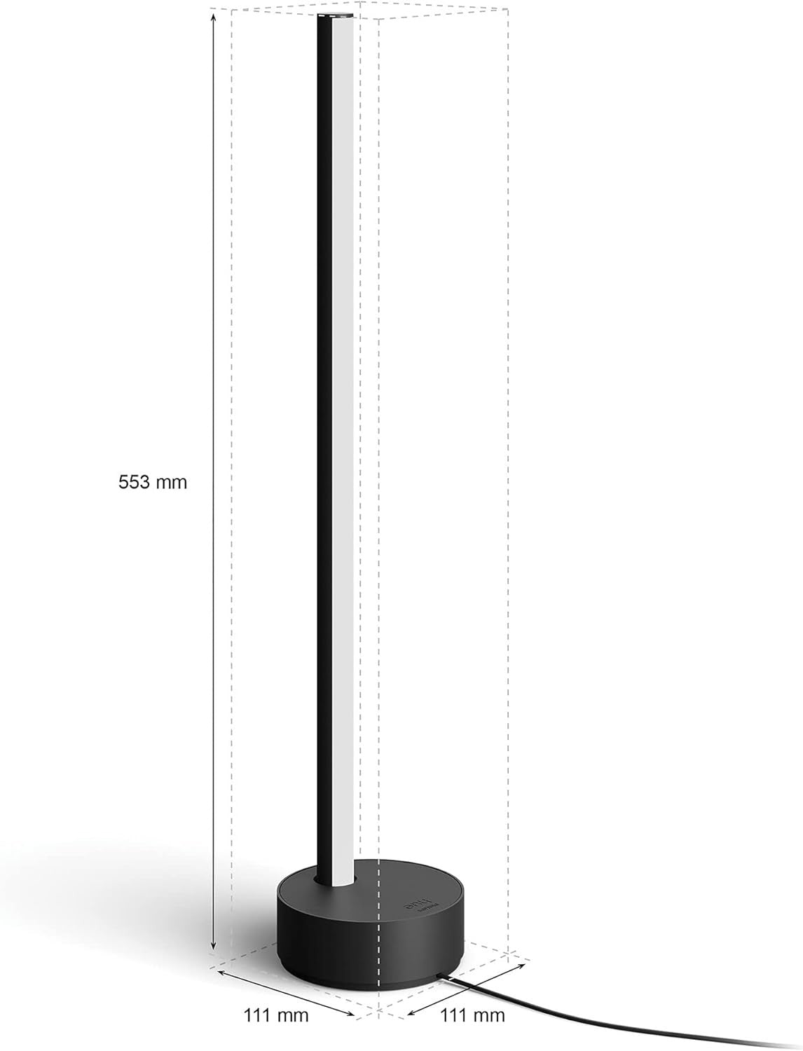 Smart LED Table Lamp Gradient Colour App Voice Control Ambient Mood Light