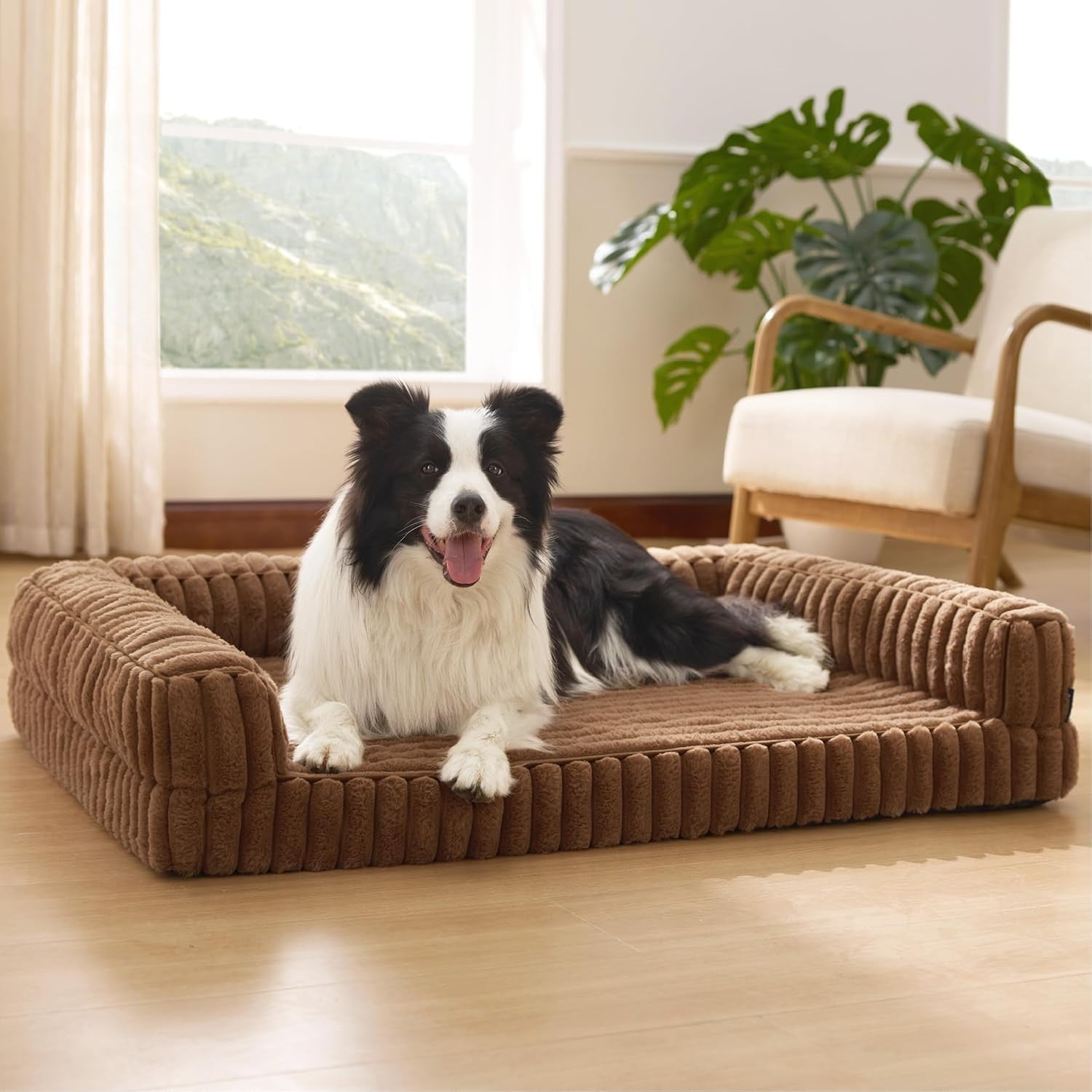 Large Orthopedic Dog Sofa Bed 89x64x18cm Waterproof Memory Foam