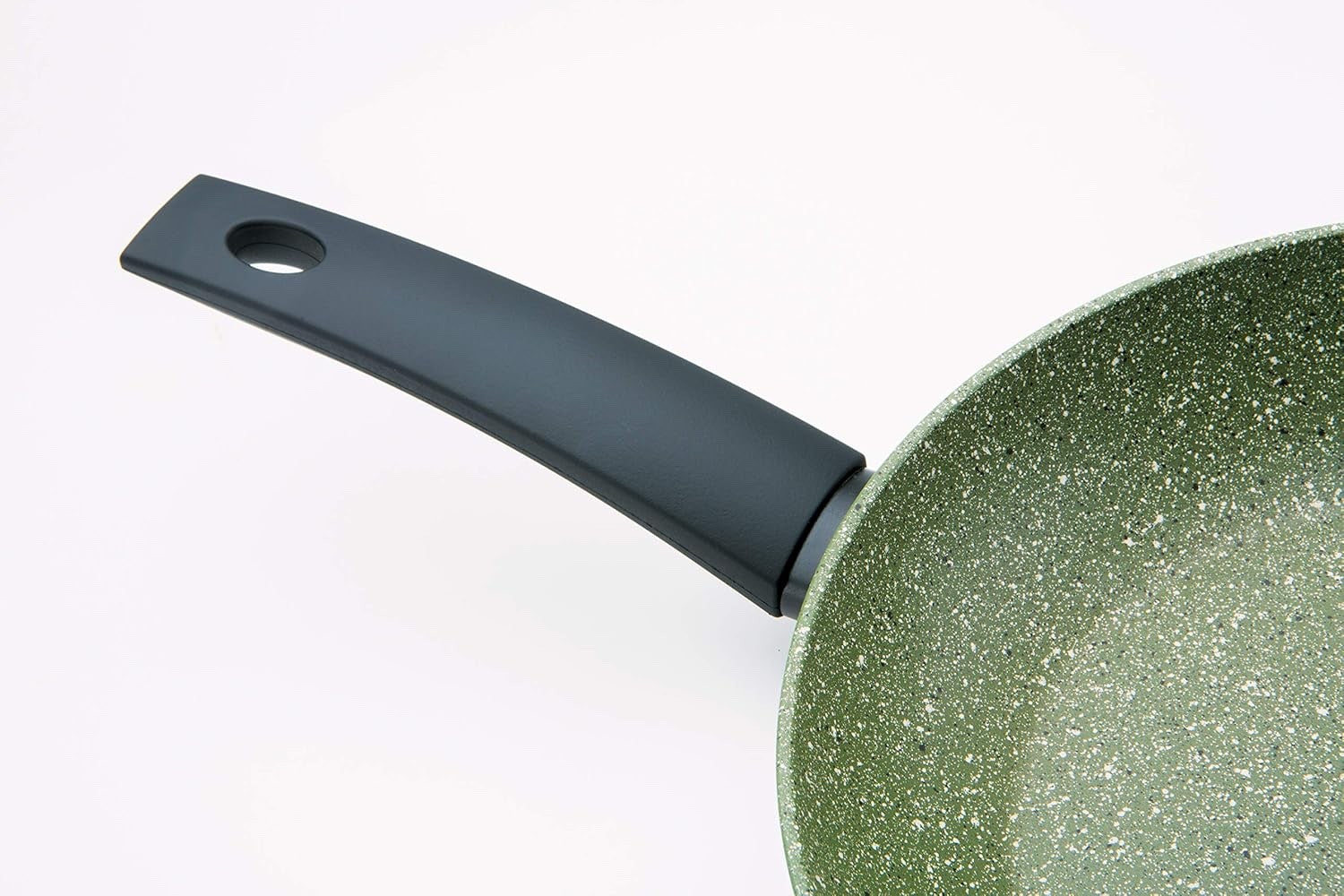 20cm & 24cm Green Eco Non Stick Frying Pan Induction Compatible Dishwasher Safe