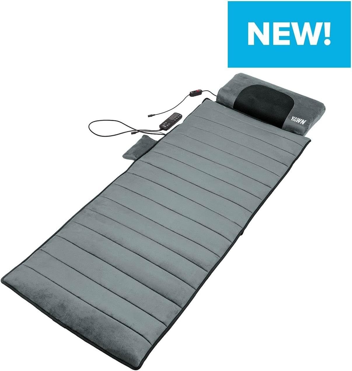 Deep Shiatsu Massage Mattress with Heat & Vibration – XL Full Body Relief