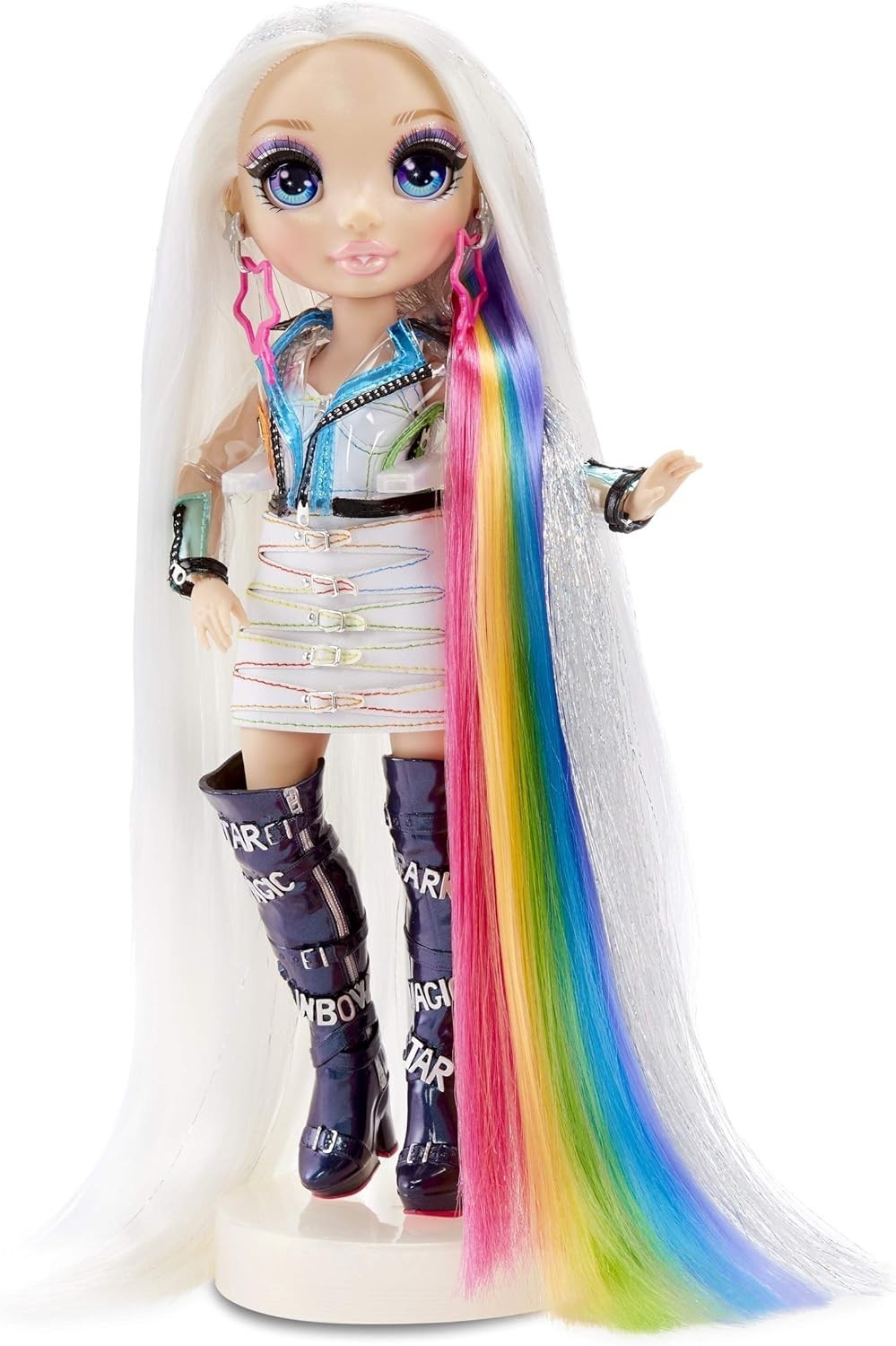 Hair Studio Fashion Doll Rainbow Hair Washable Color Playset