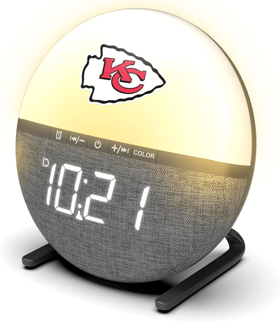 Sunrise Alarm Clock LED Wake Up Light Bluetooth Speaker Team Style Design