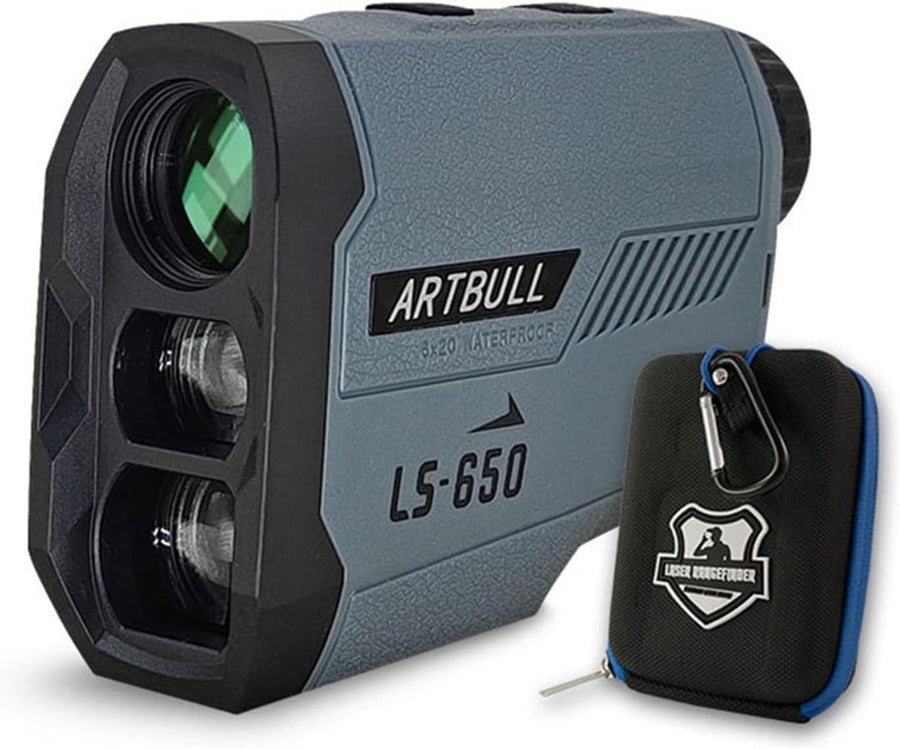 Golf Laser Rangefinder 1000m Flag Lock 6X Magnification Compact Outdoor