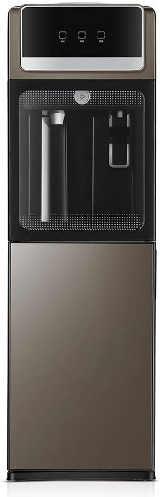 Hot Cold Floor Standing Water Cooler Tempered Glass Child Lock Office Home