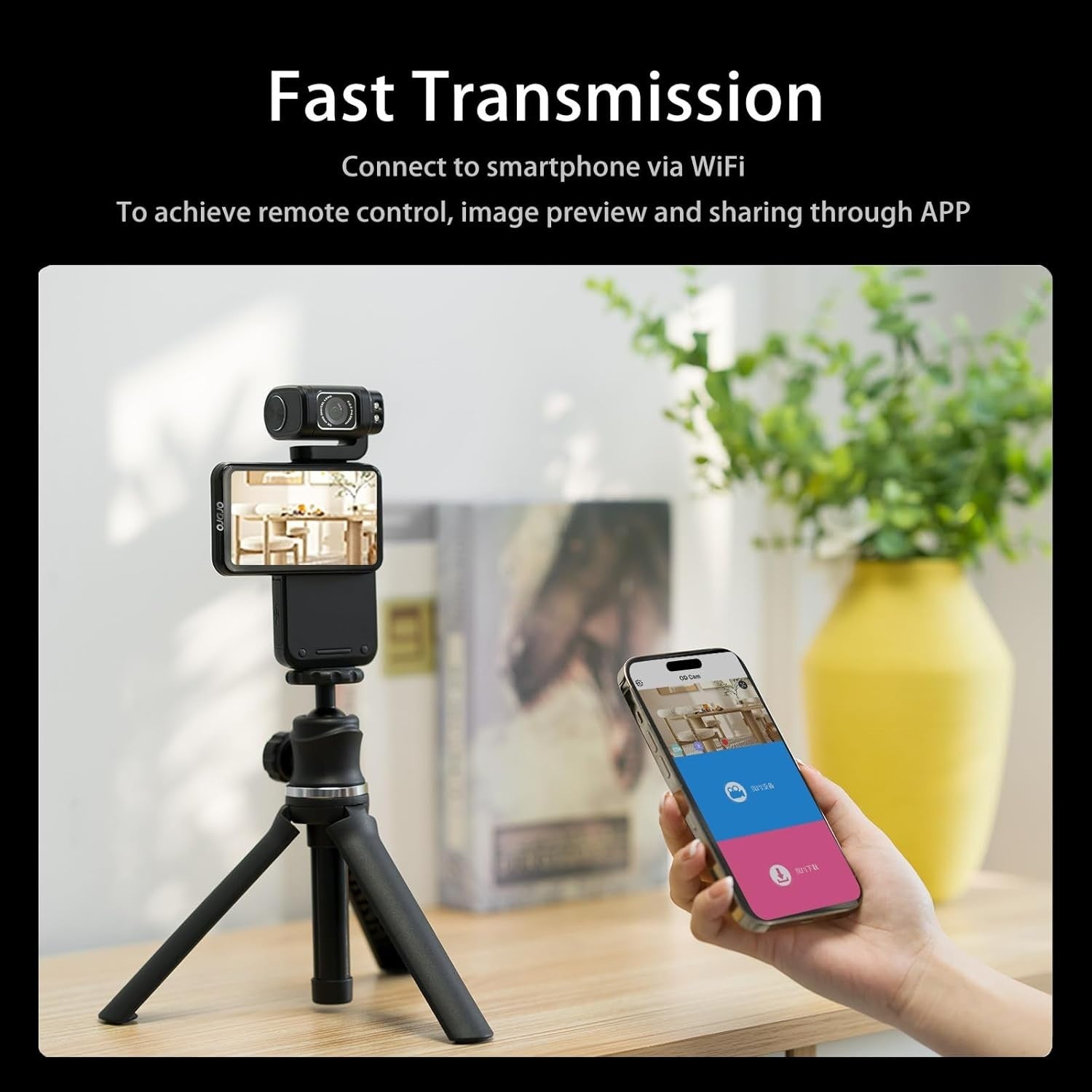 5K Vlogging Camcorder Touchscreen Night Vision WiFi Camera