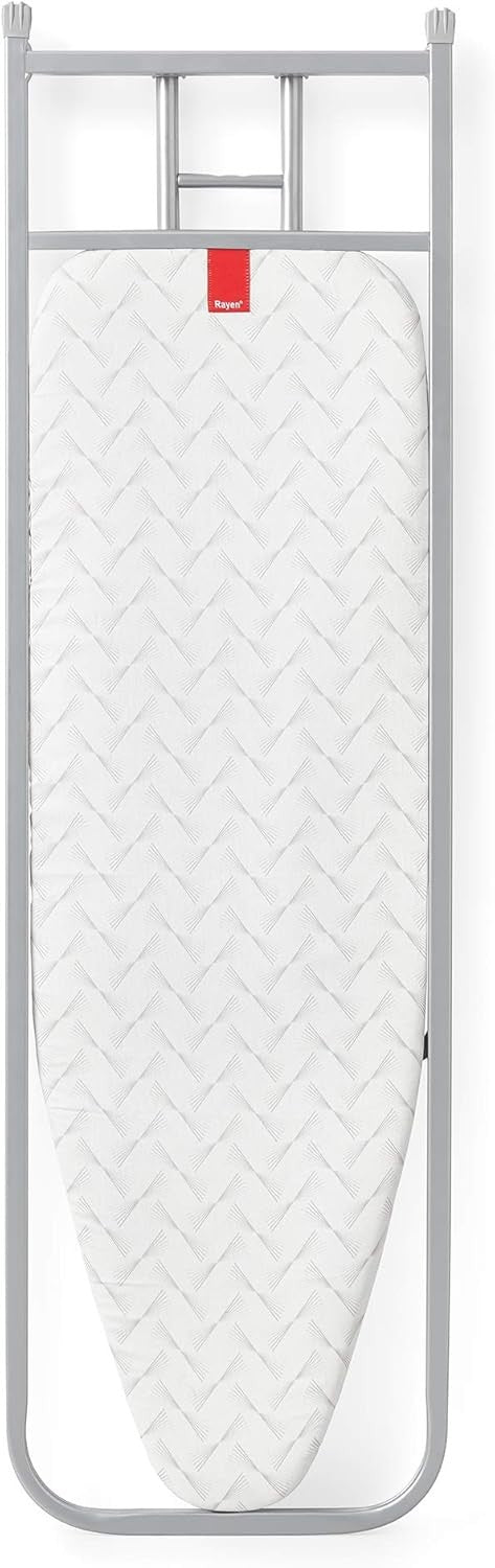 Over Door Ironing Board Fold Away Space Saving Steel White 110cm