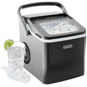 Fast Portable Ice Maker Machine - Dual Size Ice Cubes, Self-Clean, 9 Cubes/7min