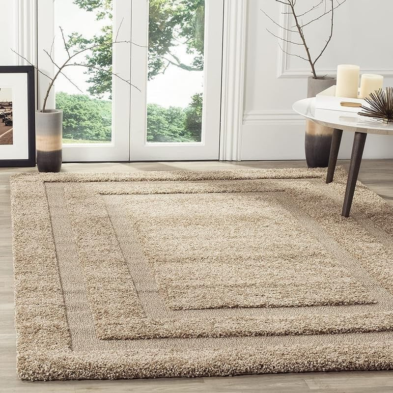 Large Handmade Shaggy Area Rug 160x230cm Thick Pile Soft Anti Slip Carpet