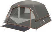 6 Person Waterproof Family Camping Tent Easy Setup Ground Mat