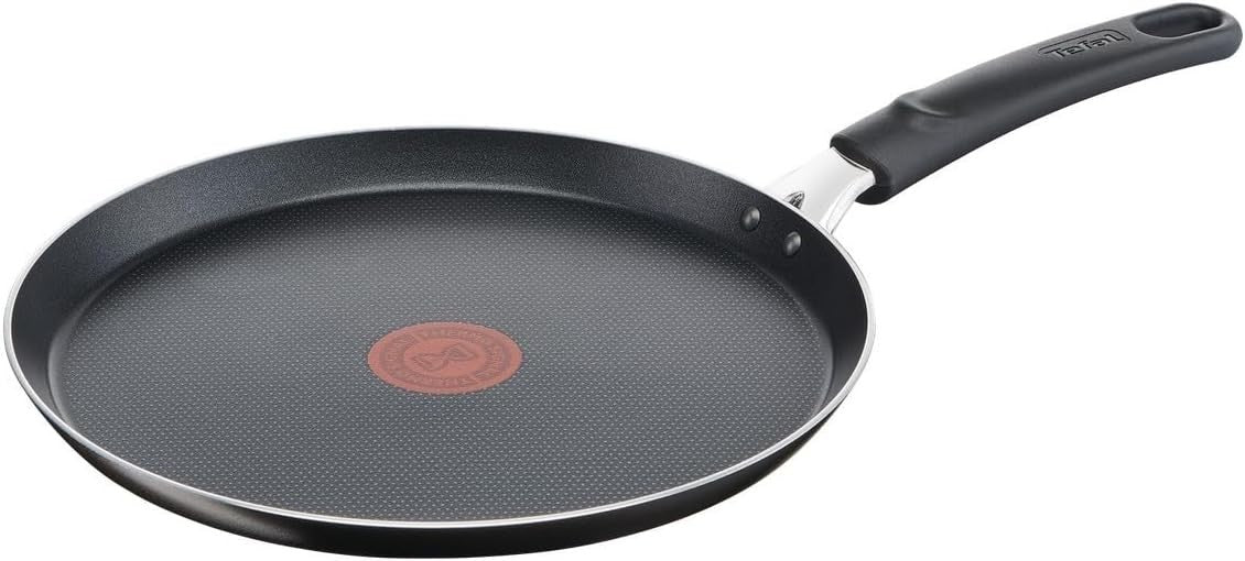 28cm Non-Stick Crepe Pan Easy Clean Skillet with Thermo Signal