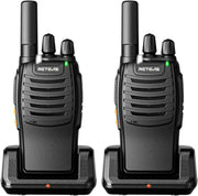 PMR446 Walkie Talkies 2 Pack USB-C VOX Flashlight Long Range Radio
