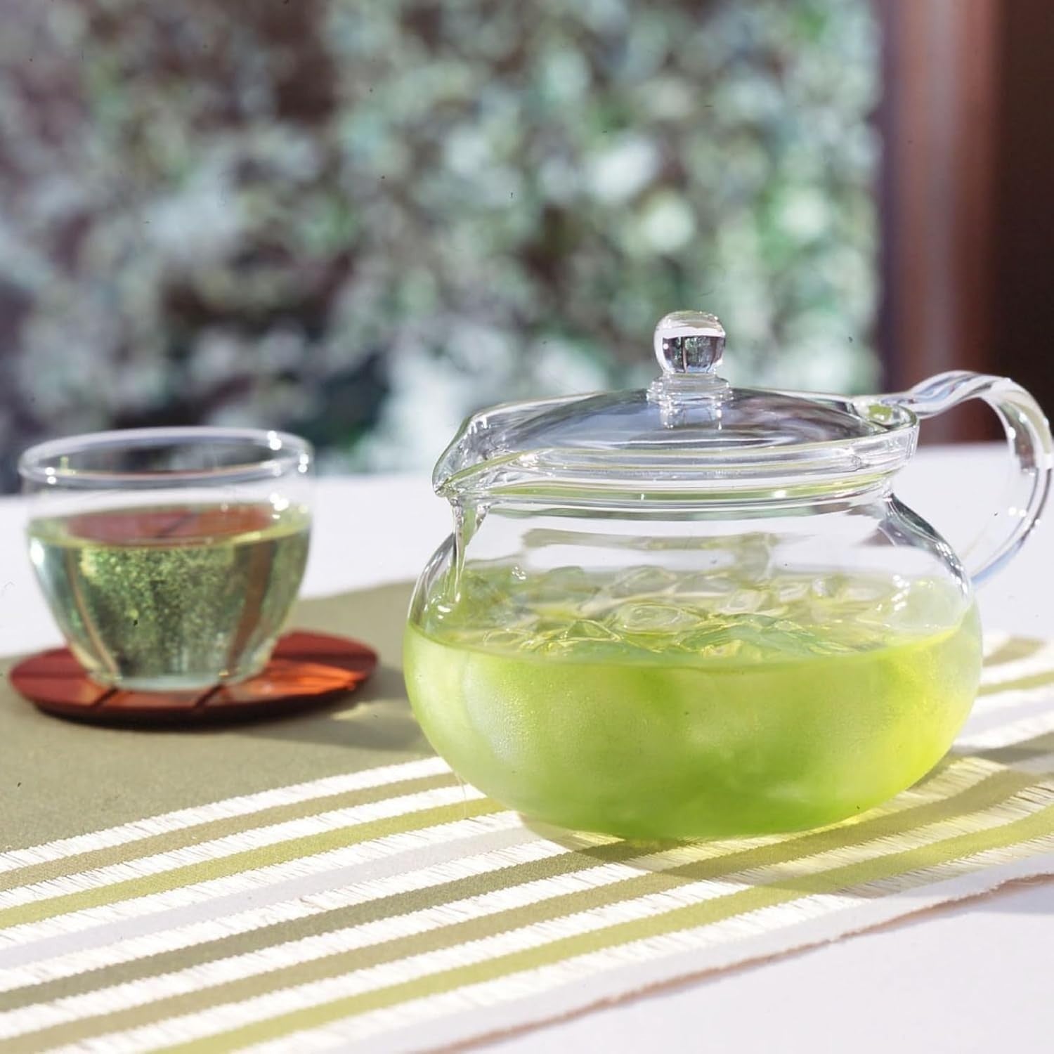 450ml Glass Teapot with Stainless Steel Infuser Loose Leaf Tea Pot