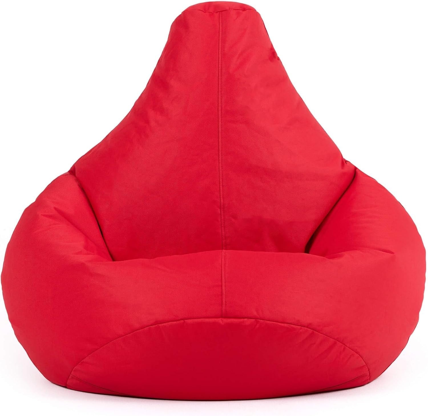 Kids Outdoor Bean Bag Chair Waterproof Gaming Seat – Red Indoor Use
