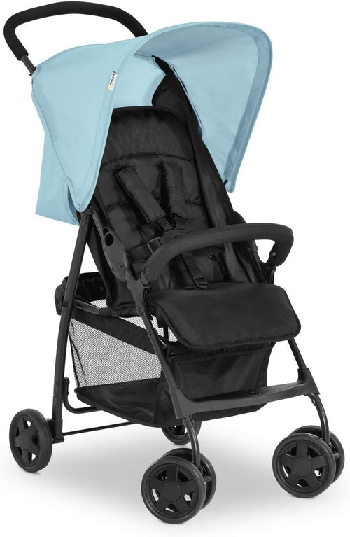 Blue Lightweight Baby Pushchair 5.9kg Compact Fold Travel Buggy from Birth