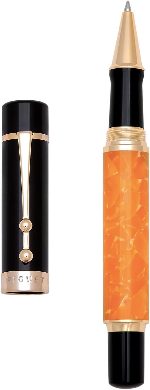Luxury Rollerball Pen L’orange Set Medium Nib Smooth Writing Gift