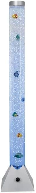 LED Bubble Tube Floor Lamp 90cm Colour Changing Mood Light Standing Tower
