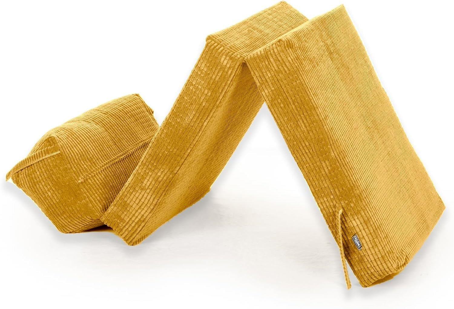 Single Fold-Out Futon Chair Bed | Lightweight Corduroy Mattress, Portable