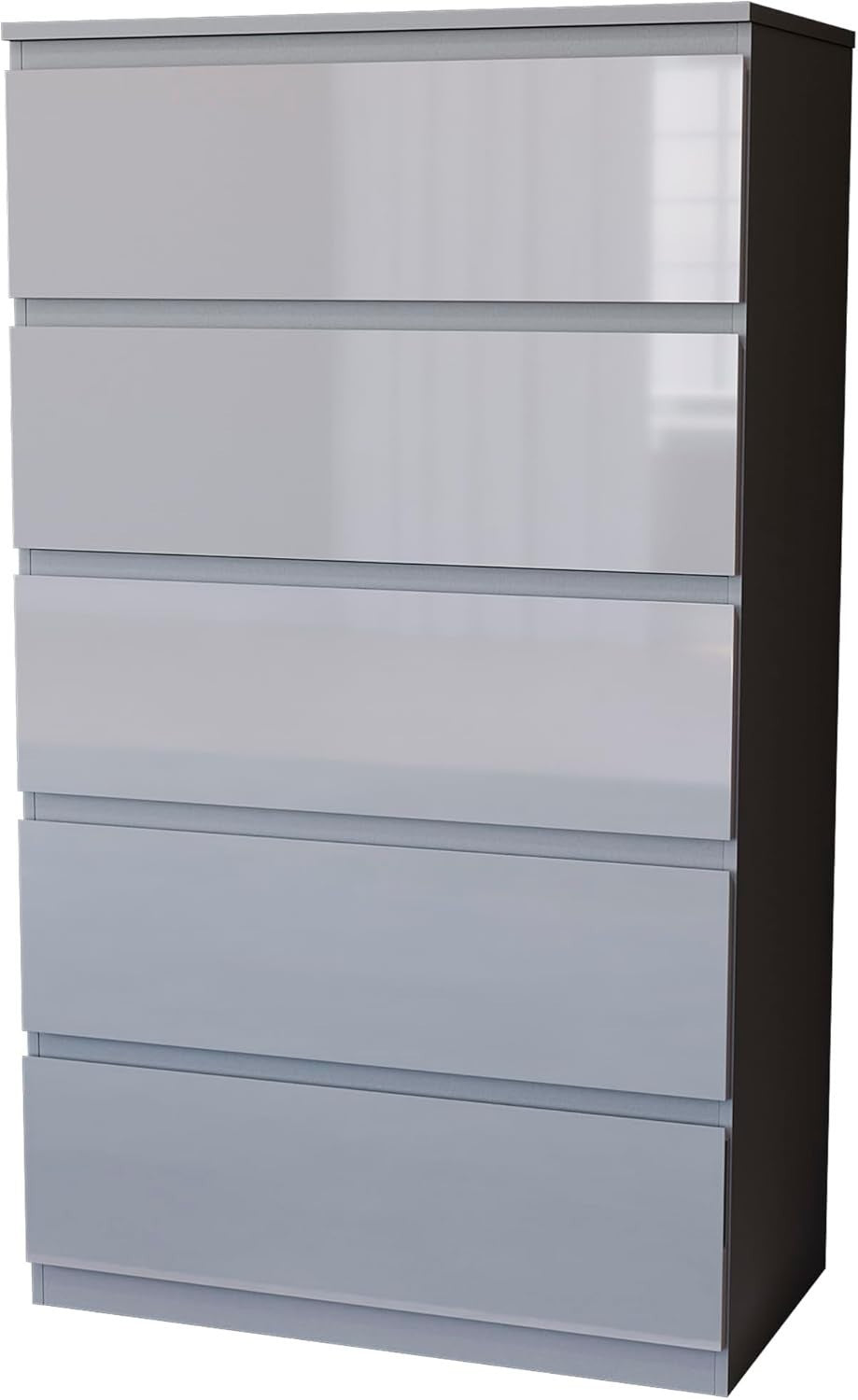 Modern 5-Drawer Chest Storage Cabinet for Bedroom, Hallway & Nursery