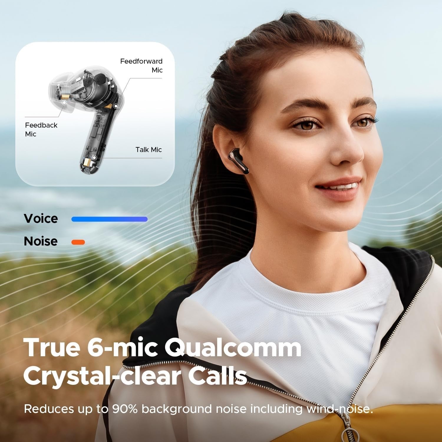 Hi-Res Bluetooth 5.4 Earbuds LDAC aptX Lossless ANC 37H Wireless Audio