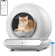 Self Cleaning Cat Litter Box APP Control 65L Multi Cat Odor Free