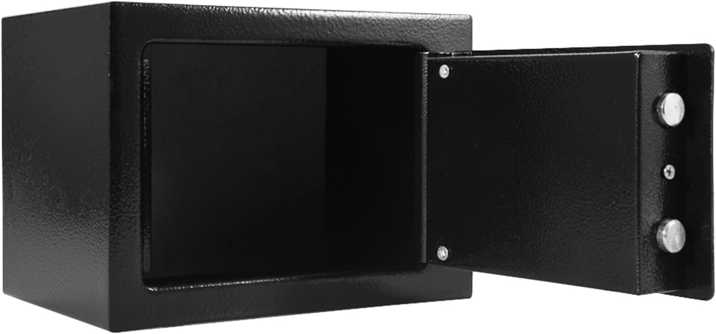Steel Security Safe Box Key Lock Cash Money Document Storage Safe