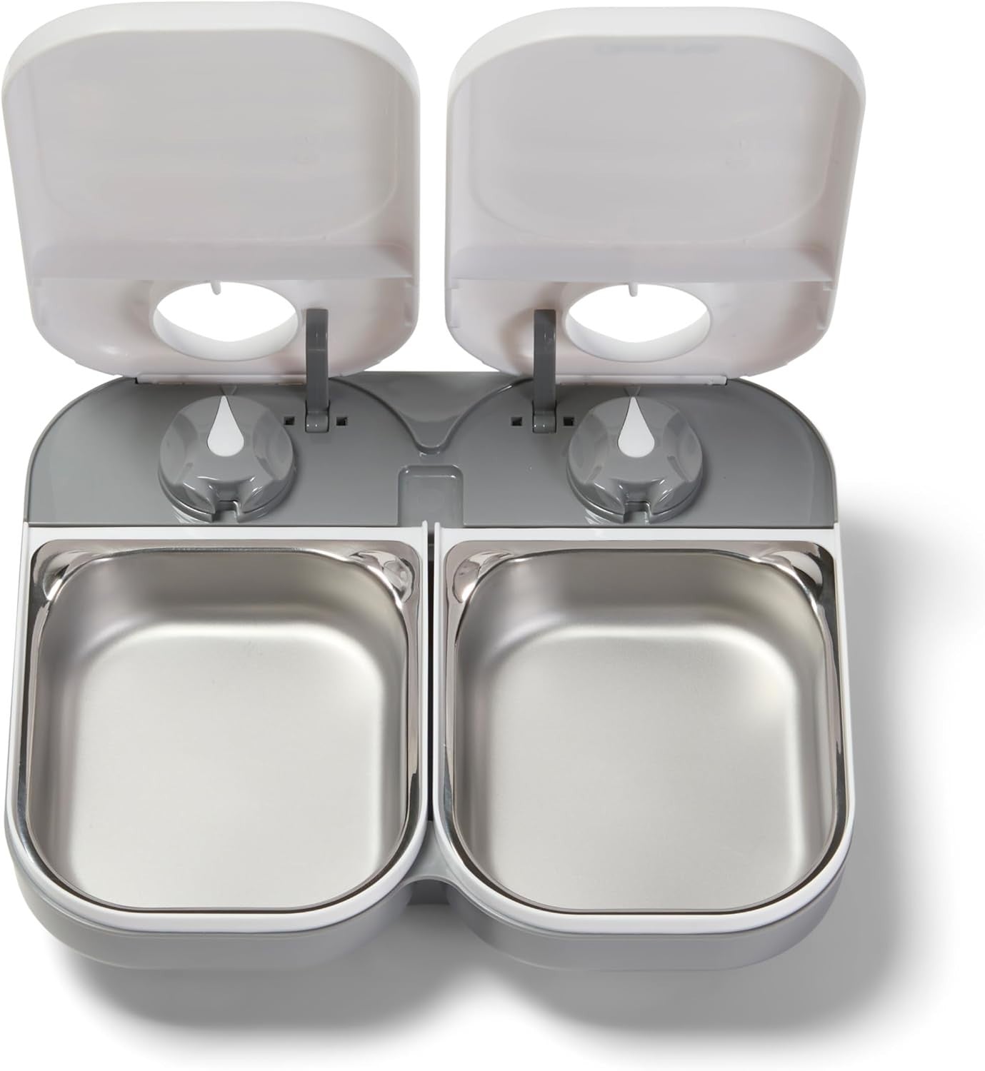 Automatic Pet Feeder 2 Meal Timer Wet Dry Food Dispenser Ice Pack