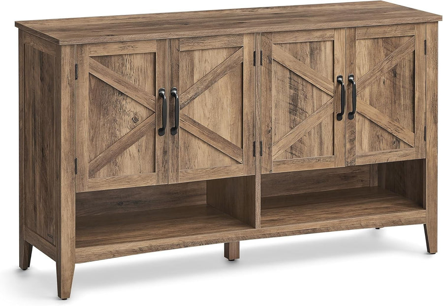 Honey Brown Shoe Cabinet 120x35x70.5cm Adjustable Shelf 12-18 Pair Storage