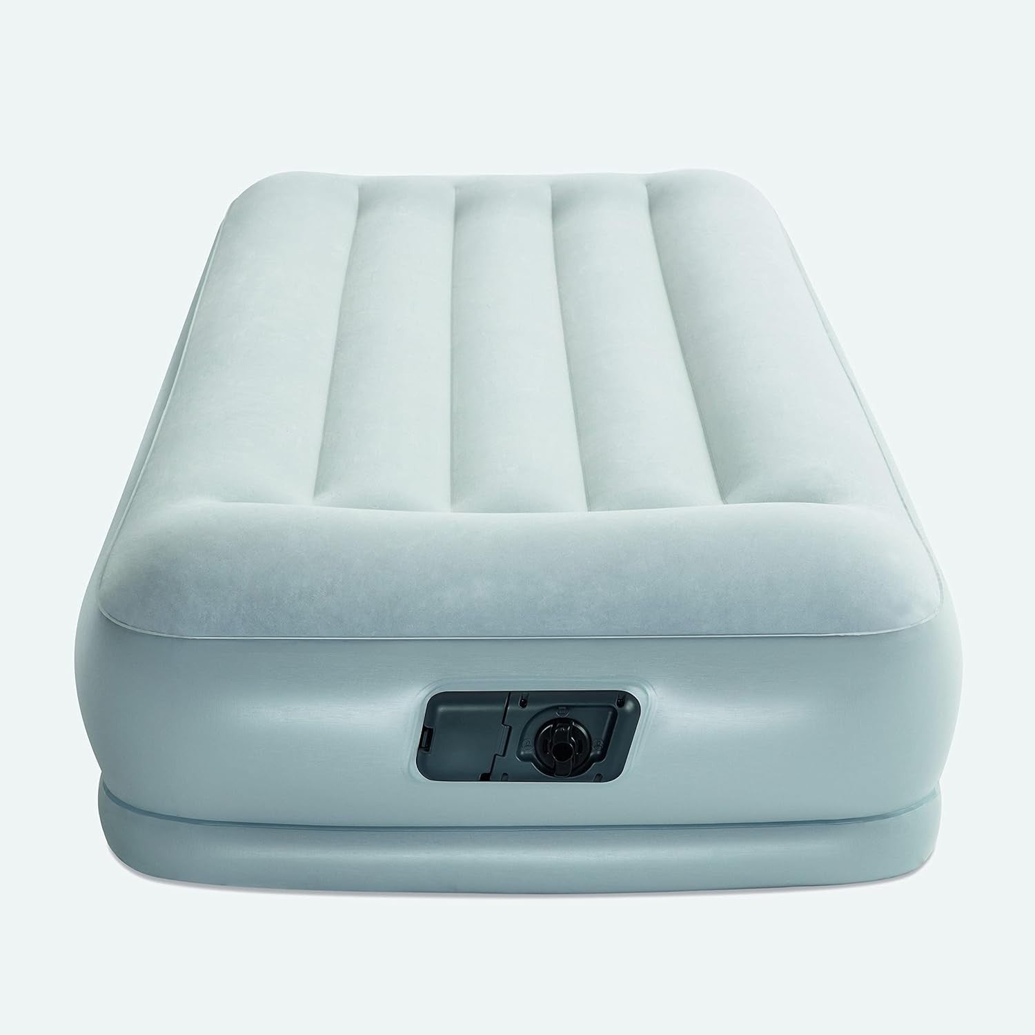 Inflatable Single Airbed with Built-In Pillow & Pump – Camping, Guest Bed