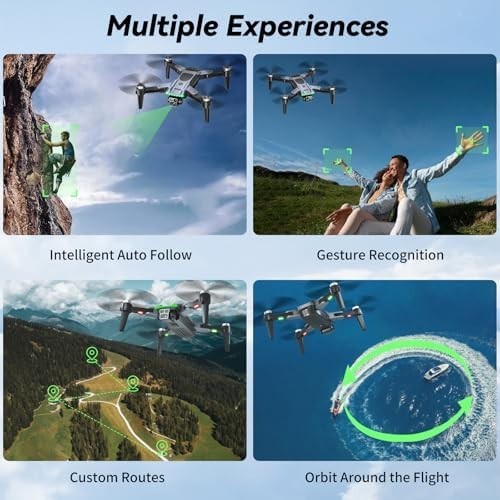 4K GPS Drone w/ 3 Cameras 5G WiFi 60Min Flight Brushless Motor Follow Me