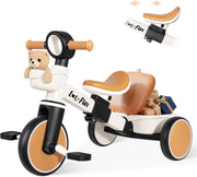 Kids Tricycle Toddler Bike Adjustable Seat Storage Baskets 10M-4Y