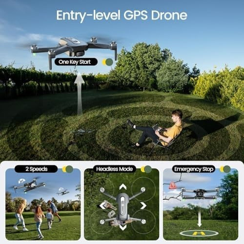 Holy Stone HS460 GPS Drone 4K Camera, 26 Min Flight, FPV, Foldable, Beginner