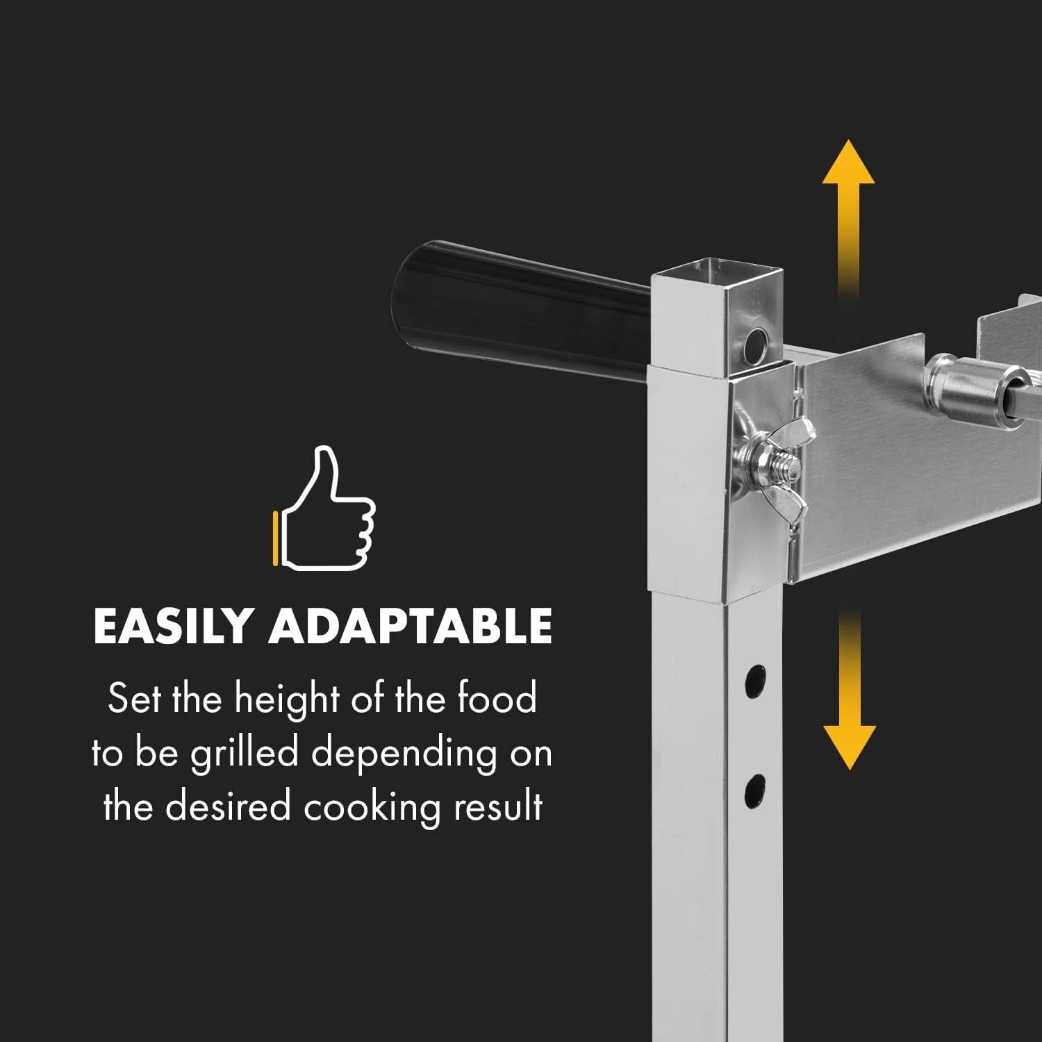 2-in-1 Electric Rotisserie & BBQ Grill Portable Spit Roast Outdoor