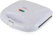 2-Slice Sandwich & Omelette Maker Portable Non-Stick White