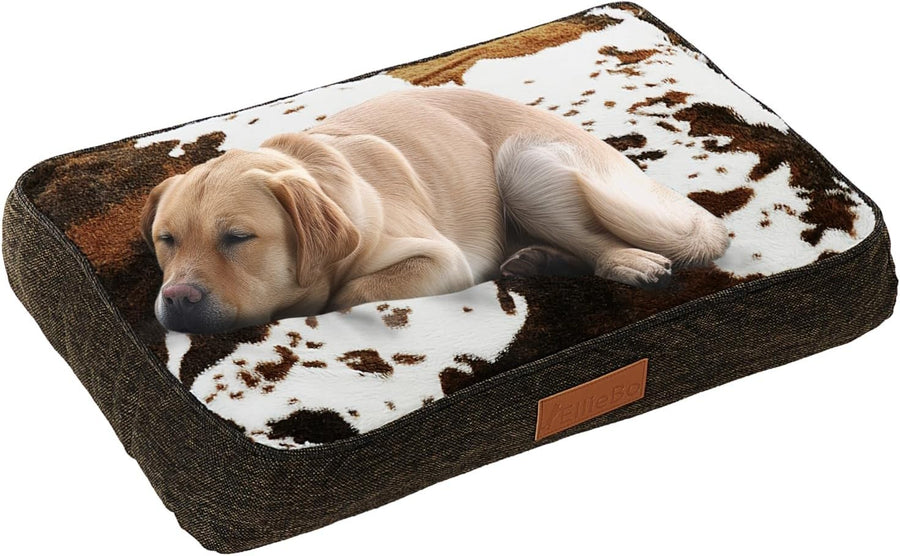 XL Dog Bed 100x66cm Crate Mattress 42" Cage Cowhide