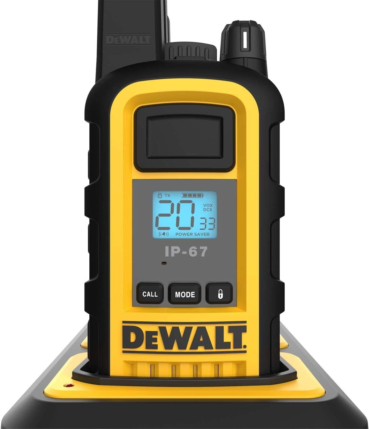 Heavy Duty 6-Pack Walkie Talkies + Gang Charger Long Range Waterproof