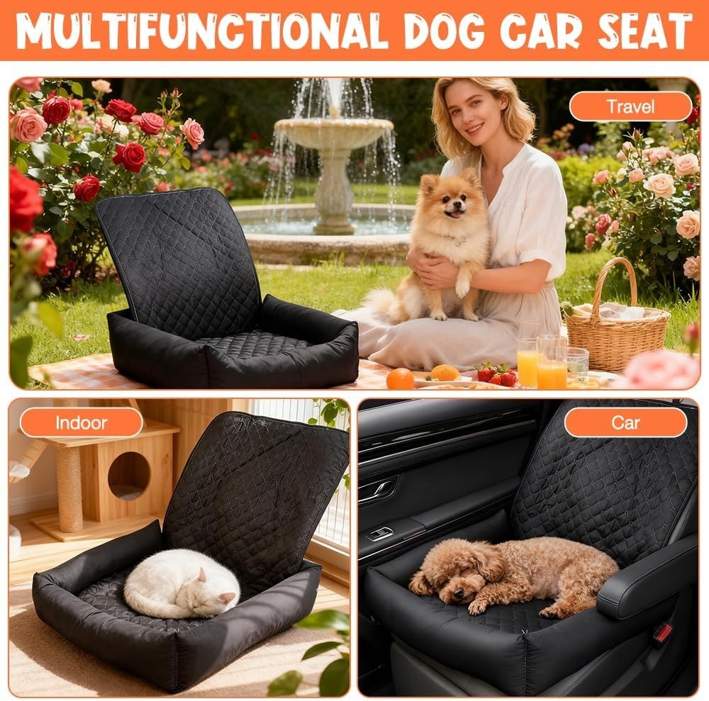 Waterproof Dog Car Bed Booster Seat Washable Non Slip Travel Mat