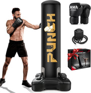 175cm Free Standing Punch Bag Set Inflatable MMA Kickboxing Trainer