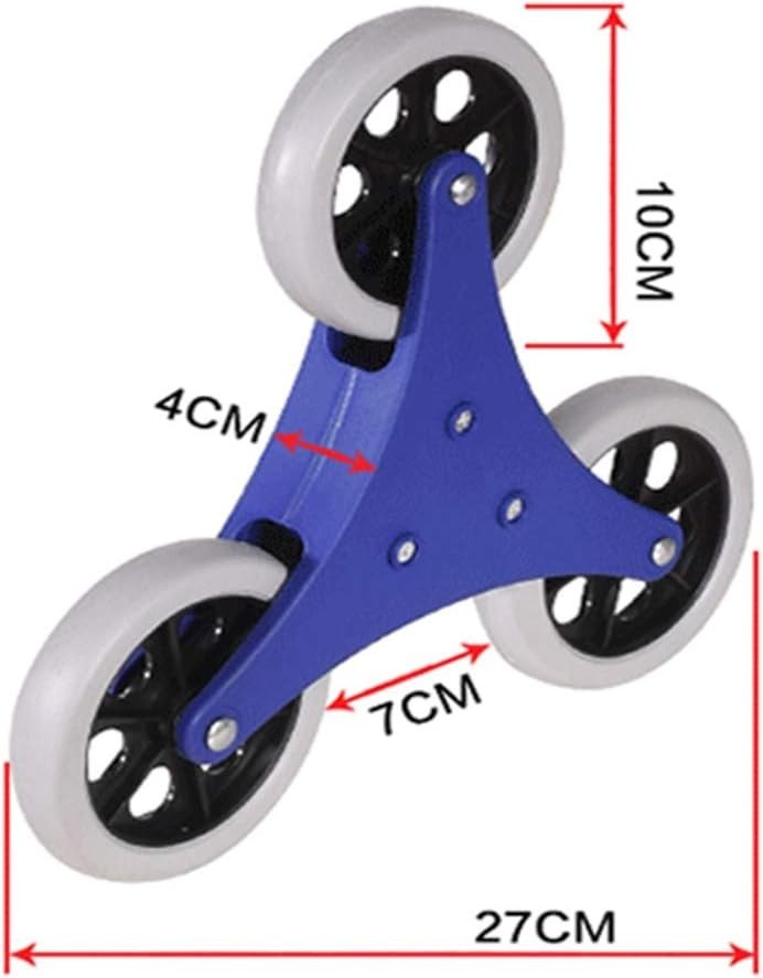 Aluminium Stair Climbing Hand Truck Folding 6 Wheel All Terrain Trolley